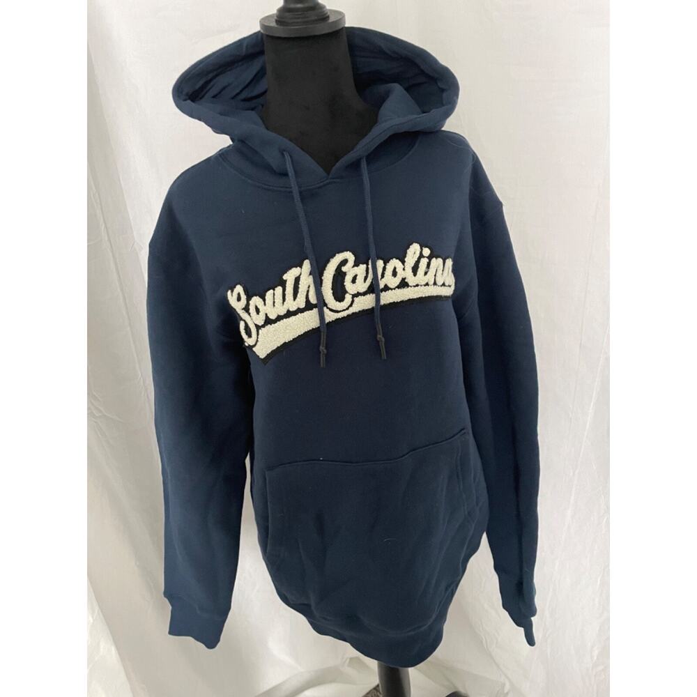 South Carolina Hoodie State of Mine Size M Navy Blue Embroidered Logo